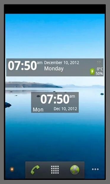 Clock widget pro