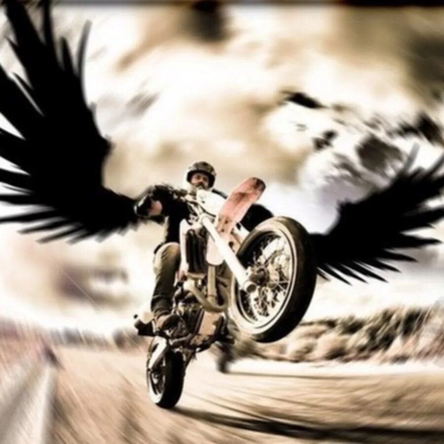 Ангел на мотоцикле. Байкер ангел. Мотоцикл с крыльями. Мотоциклист с крыльями. Музыка беспечный