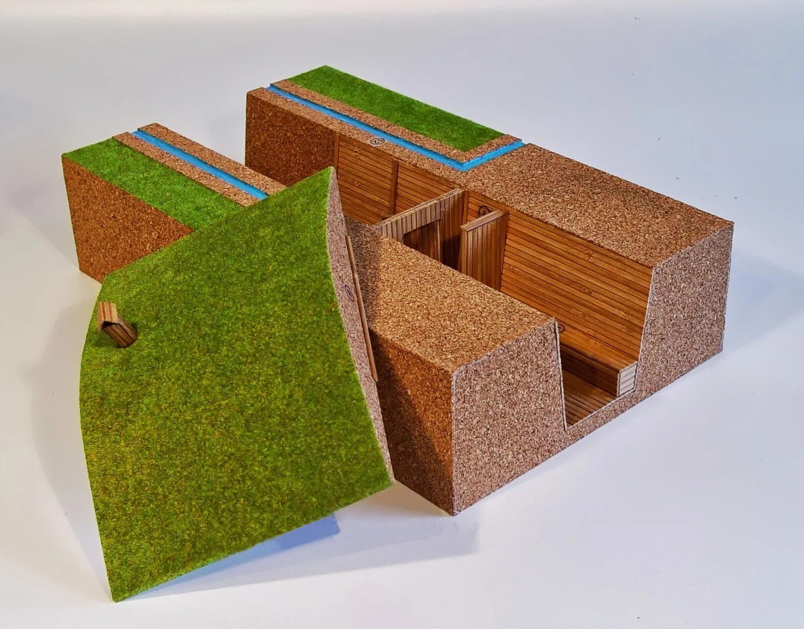 Макет противорадиационного укрытия. Макет противорадиационного укрытия. Макет противорадиационного укрытия. Макет простейшего укрытия. Макет укрытия в разрезе.