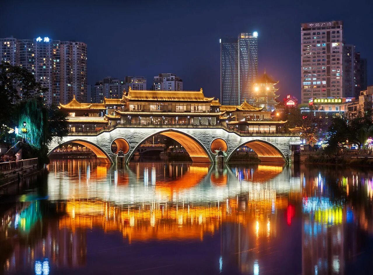 Мост Аншун Чэнду. Чэнду провинция Сычуань. Чэнду Тяньфу. Город Чэнду Китай. Цзинань погода