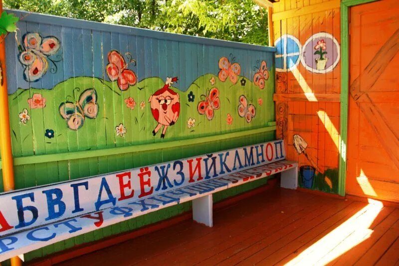 Ударим творчеством по безликому детскому саду! Украшаем веранду своими руками Ма