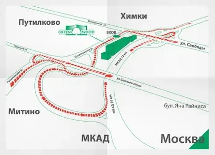 Путилково как добраться