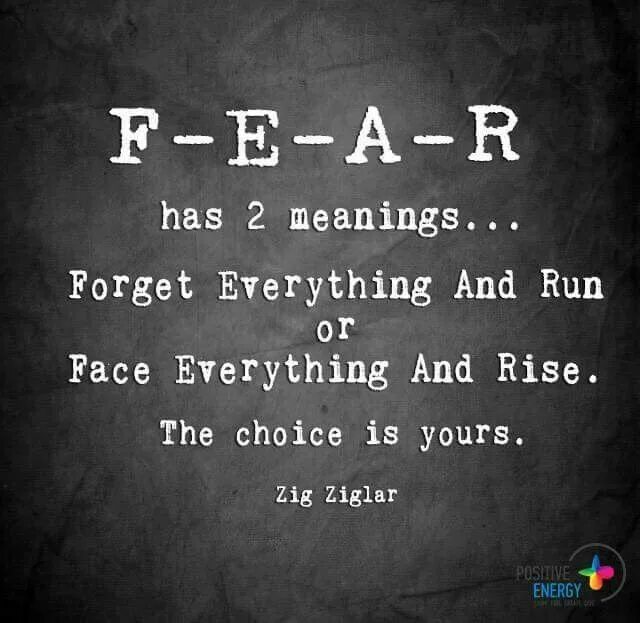 Don t be afraid anything