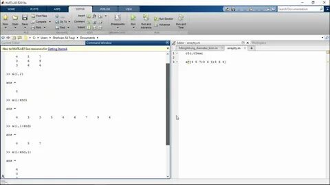 Matlab матрицы