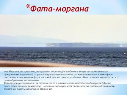 Карта фата моргана