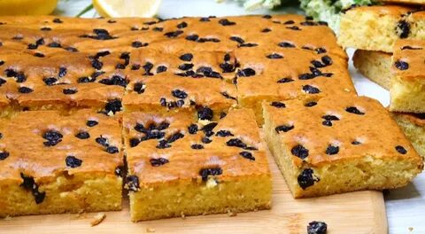 С изюмом пирог с молоком
