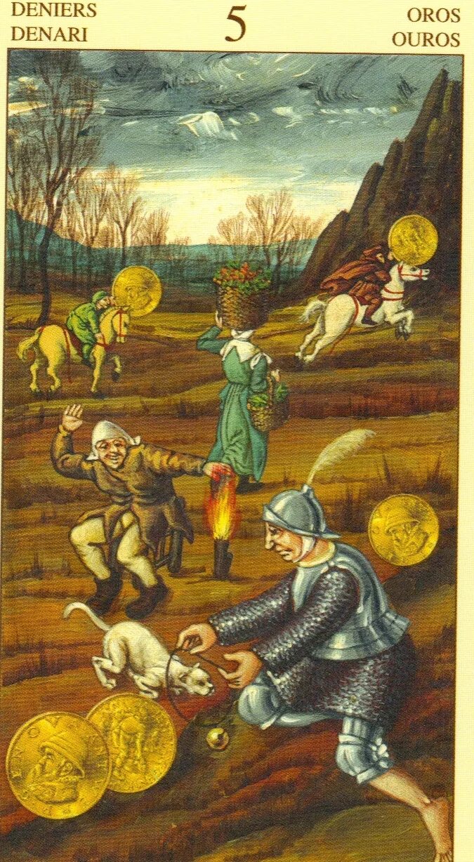 Таро брейгеля галерея. Колода Таро брейгеля. Bruegel Tarot — Таро брейгеля. Bruegel Tarot галерея. Пятерка пентаклей человек