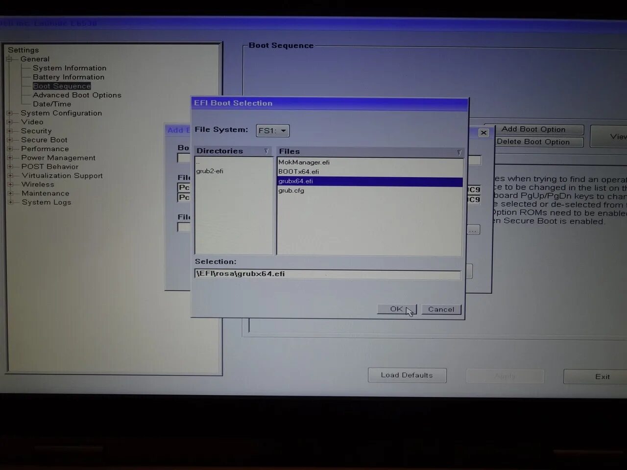 Add Boot option dell. Как создать файл на dell. Что делать не удалось найти EFI Boot bootx64. Perform Mok Management.