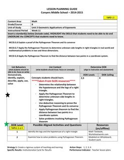 Lesson plan 8 grade