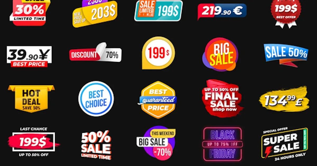 Sale распродажа after Effects. After Label логотип. Проект after Effects в стиле 90-х. Best Price. Price deals