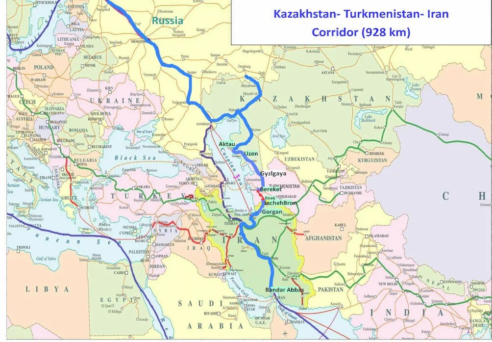 Карта дорог ирана. Карта железных дорог Россия Иран. Иран железнодорожные пути на карте. Автодороги Ирана на карте.