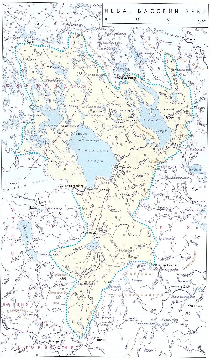 Показать карту реки невы. Река Нева на карте России контурная карта. Бассейн реки Нева на карте.