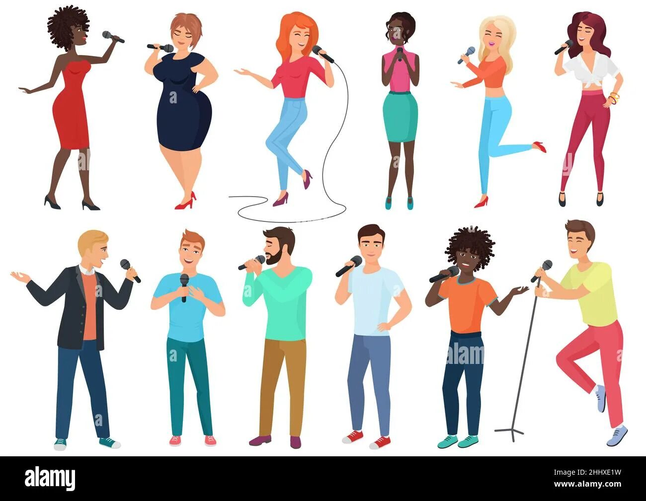 Человечки поют песни. Человечки музыканты для презентации. Хор силуэт. Микрофон на желтом фоне. 3d человечки с микрофоном.