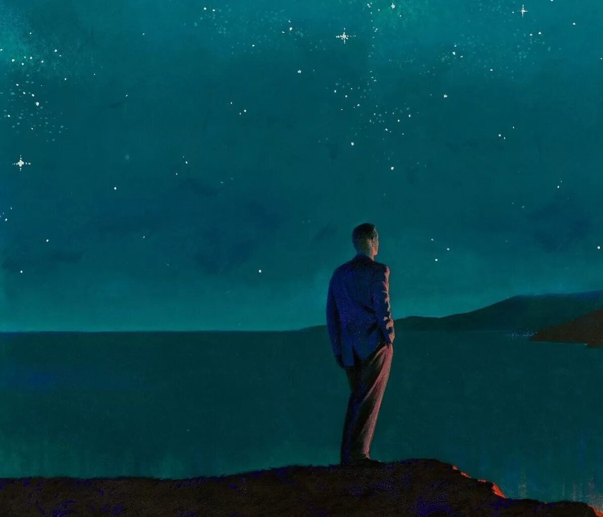 Star man in the sky