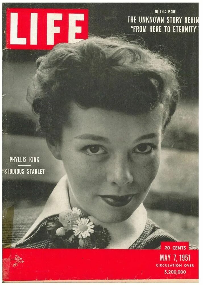 Обложки журнала Life. Филлис Кирк. Журнал лайф 1951 март. Обложка Life 1951 7мая.