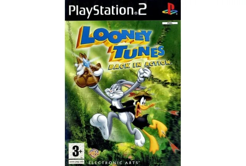 Tunes back. Looney tunes back in action ps2. багз банни плейстейшен 2. looney tunes back in action pal ps2. игра на плейстейшен багз банни.
