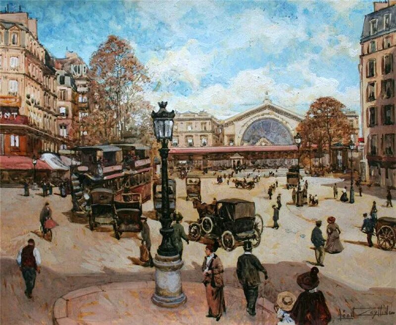 Предместье парижа. Художник антуан бланшар картины. Бульвар сен дени париж. Антуан бланшар художник. Эжен гальен-лалу художник.