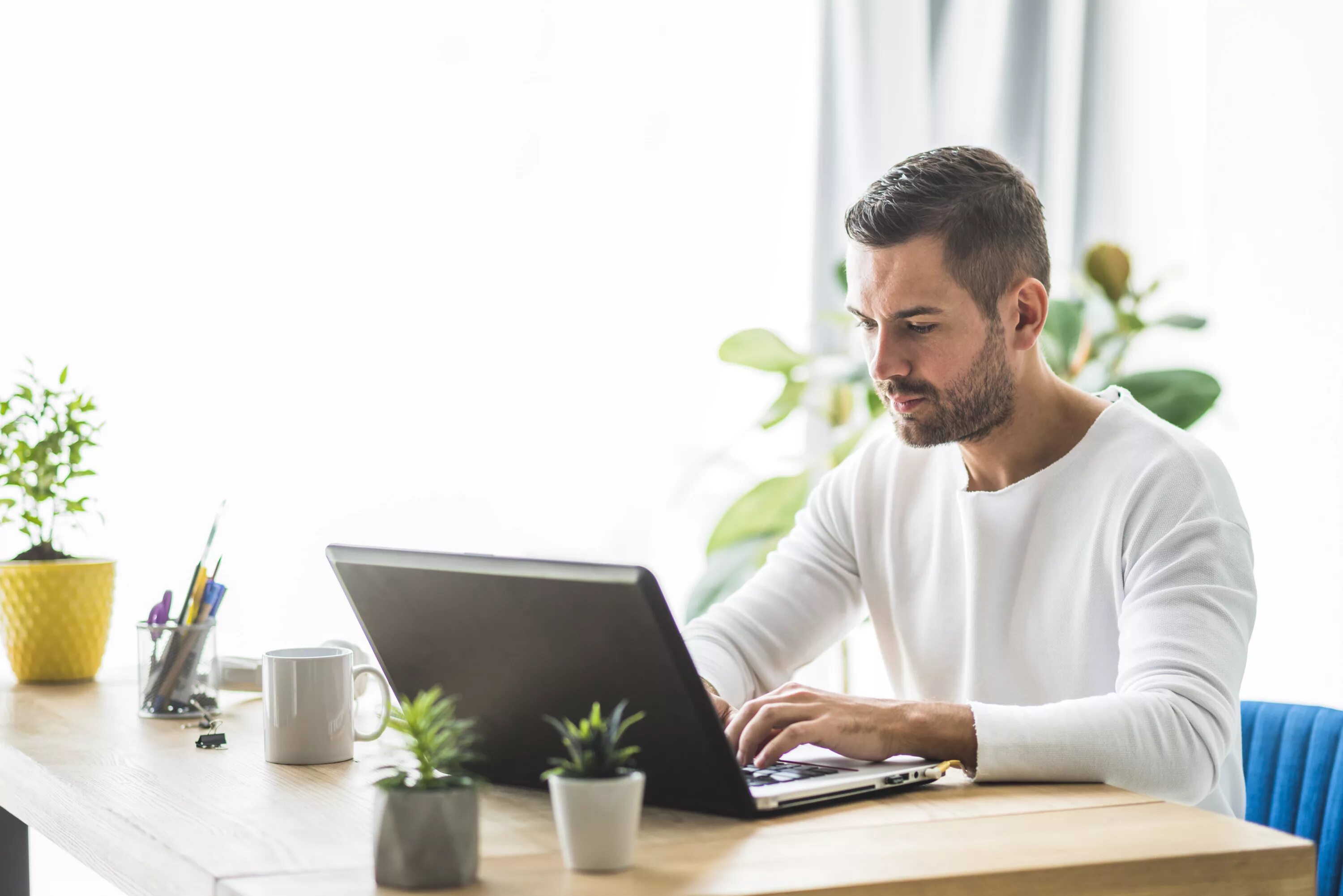Spend time on the computer
