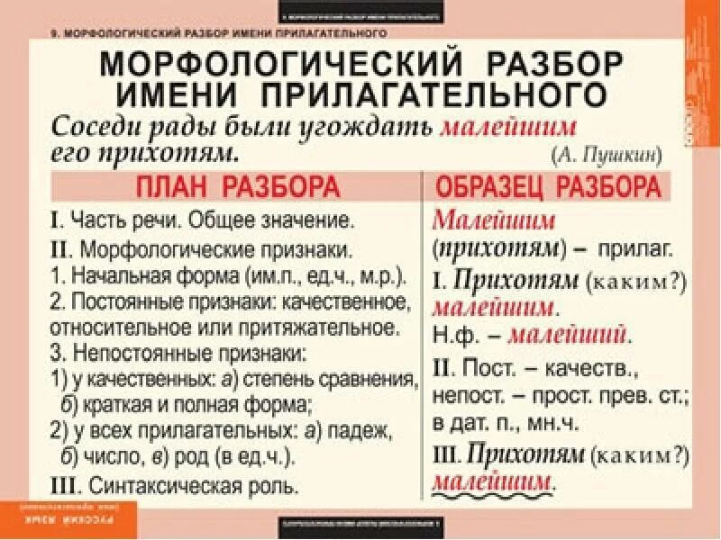 В сотый раз разбор. План морфологического разбора прилагательного 5 класс. План морфологического разбора прилагательного 10 класс. Имя прилагательное морфологический разбор 5 класс. Морфологический разбор имени прилагательного 5 класс.