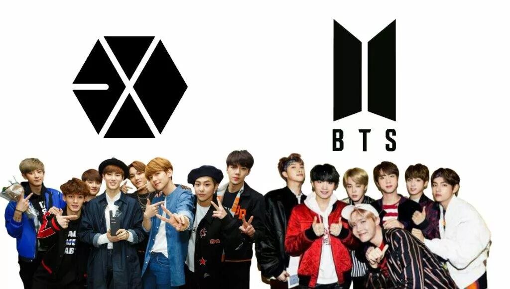 Bts exo vote. EXO И BTS. EXO and BTS Дружба. EXO BTS вместе. Фото BTS И EXO.