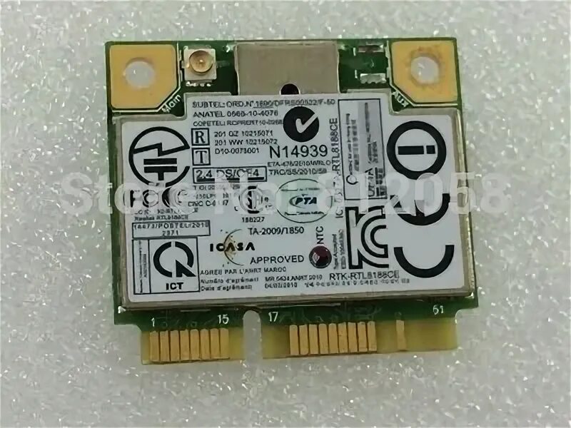 Realtek rtl8188ce wireless lan 802.11. Lenovo e 10 30 wifi adapter. minipci-e lenovo l420. fru p/n 00vx102. realtek rtl8188ce купить.