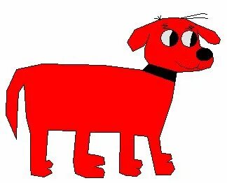 Нарисуй большой красный
