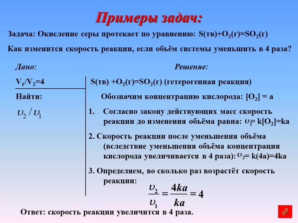 Уменьшение объема газа