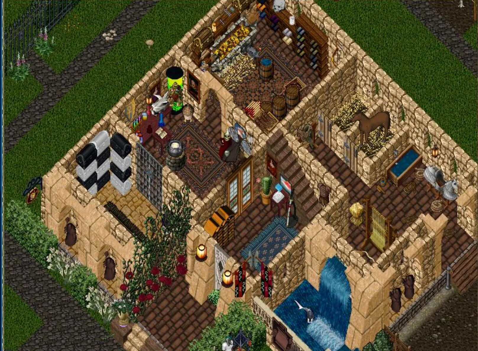 Player housing. MMORPG УЛЬТИМА. Ultima 1997.