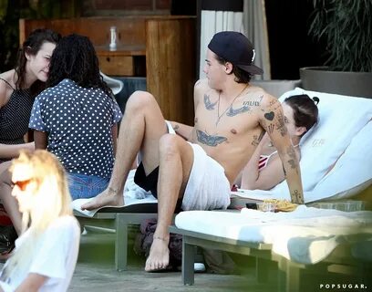 3 / 5. Harry Styles Shirtless in Hollywood Photos. 