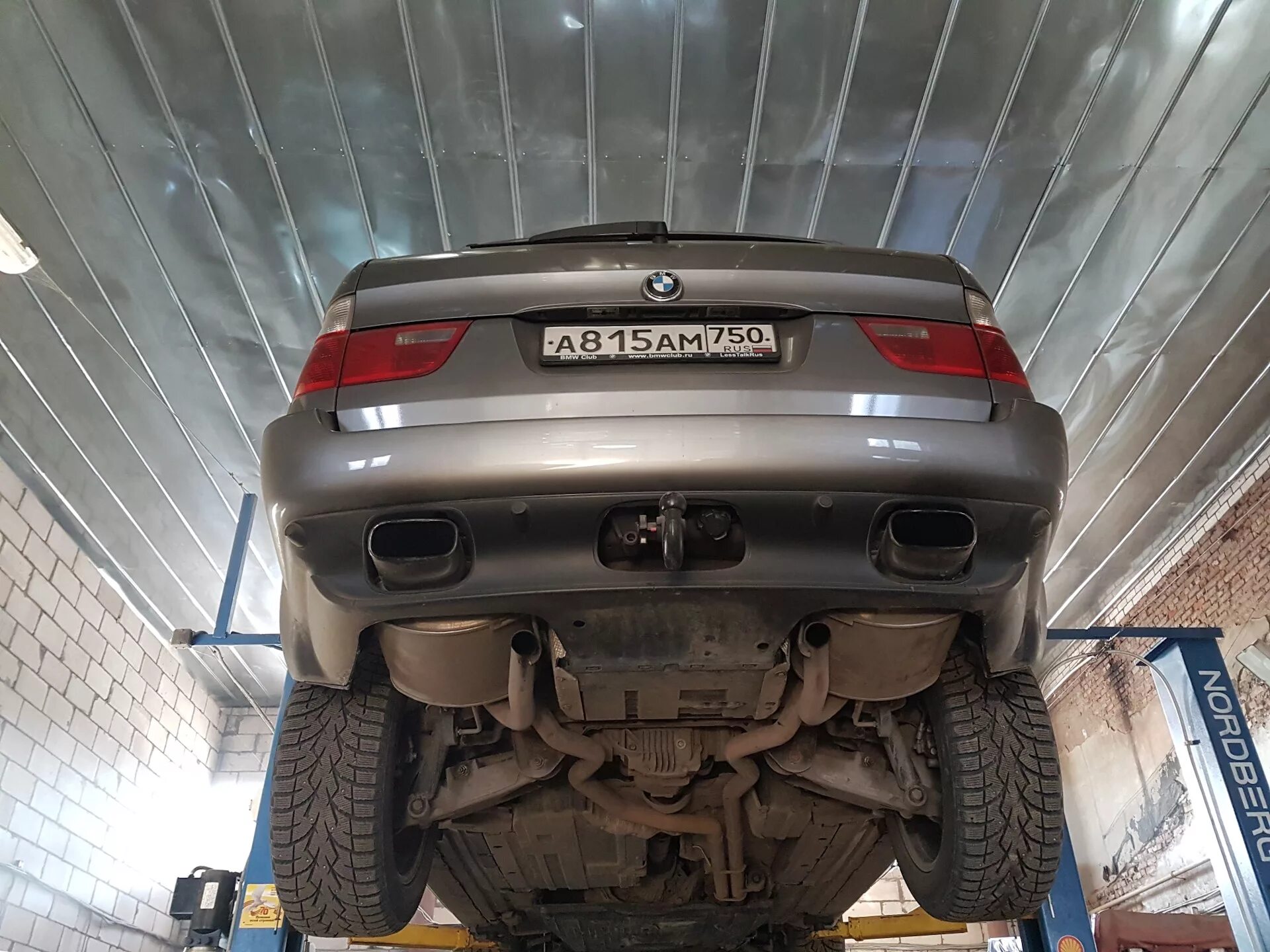 Пришёл выхлоп - "банки" K2GEAR"! - Subaru Legacy (BL/BP), 3 л, 2008 года тюнинг 