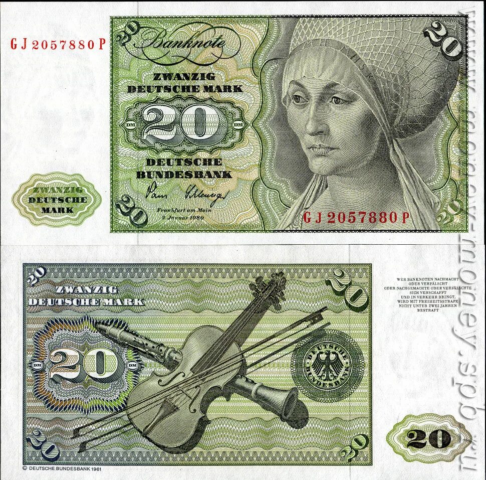 20 Дойч марок. Немецкие марки купюры. Немецкая марка банкнота. Марки ФРГ банкноты.