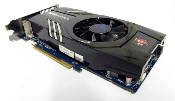 AMD Radeon 6800 Series 1gb.