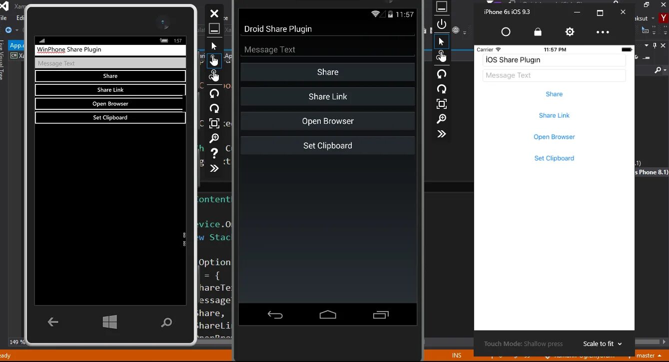 Sharing plugin