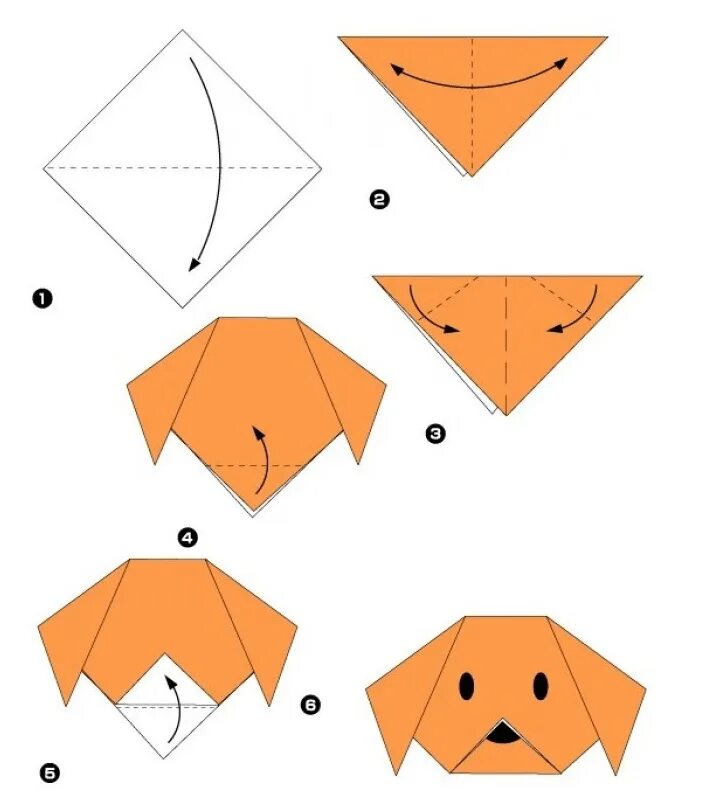 Собачка оригами из бумаги для детей схема простая. Оригами собака из бумаги для детей пошагово. Оригами из бумаги собачка схема поэтапно для детей. Лёгкое оригами из бумаги для детей пошпгоао.