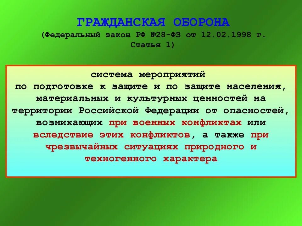 Статья 1998. Статья 28 федерального закона. мероприятия по го фз 28 от 12.02.1998. федеральный закон &quot;о гражданской обороне&quot; от 12.02.1998 n 28-фз. система ст.