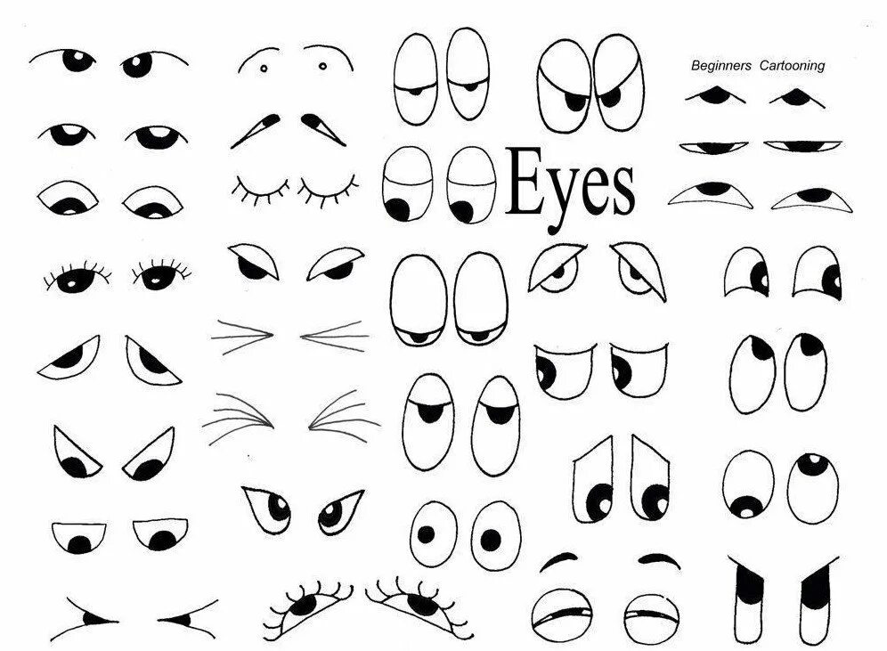 Глазки для поделок. Глаза трафарет. Глаза мультяшные. Глаза рисунок мультяшные. Глазки шаблоны распечатать