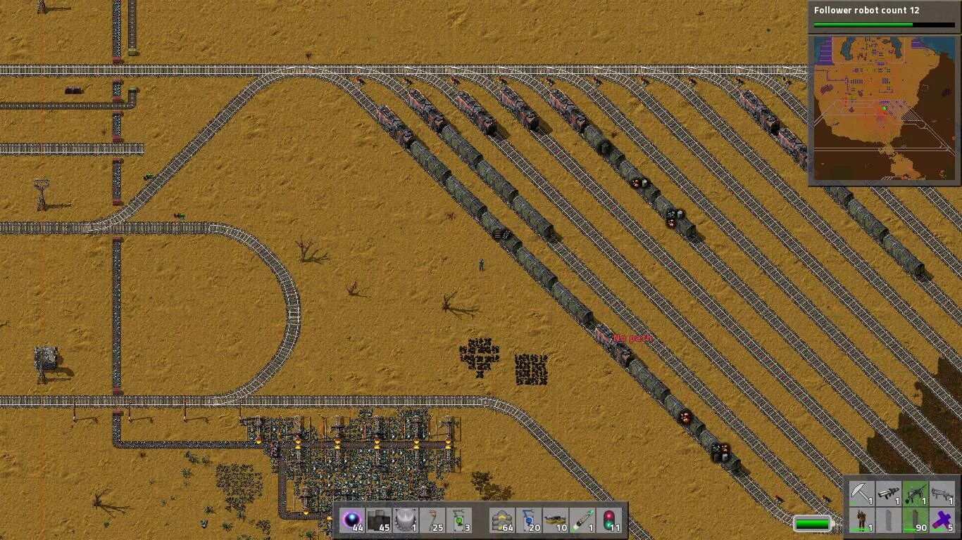 Factorio - Равномерное освобождение буфера разгрузки вагона - YouTube