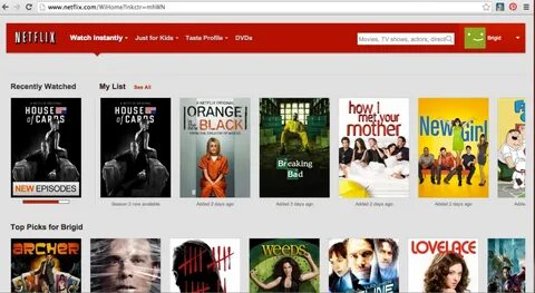 Netflix watch movies