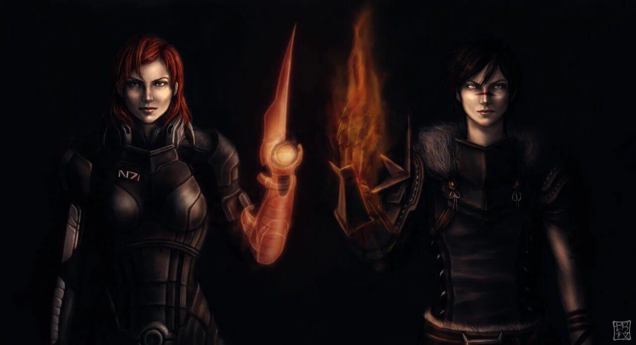 Age effect. Джейн шепард. шепард в dragon age.