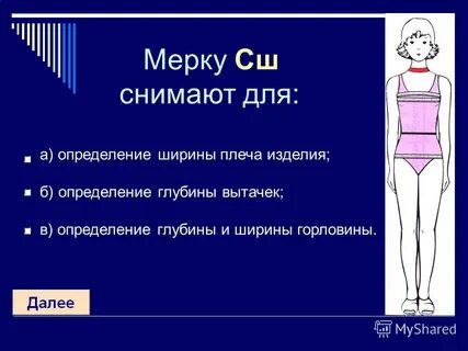 Какая мерка определяет размер