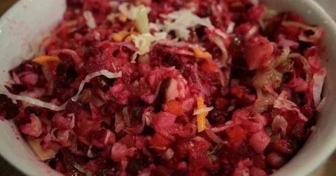Ингредиенты винегрета с квашеной капустой рецепт