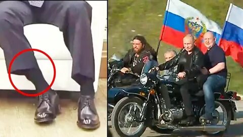 Мотоциклист нога