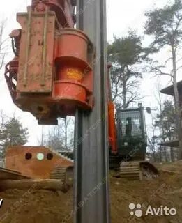 Аренда вибропогружателя на базе экскаватора в москве