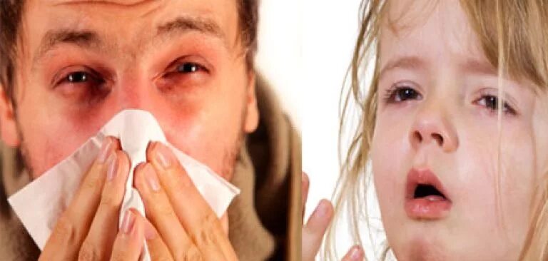 Аллергические риниты у детей. Аллергический ринит в носу. Заложенность ушей при орви