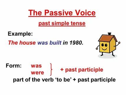 Past simple passive examples