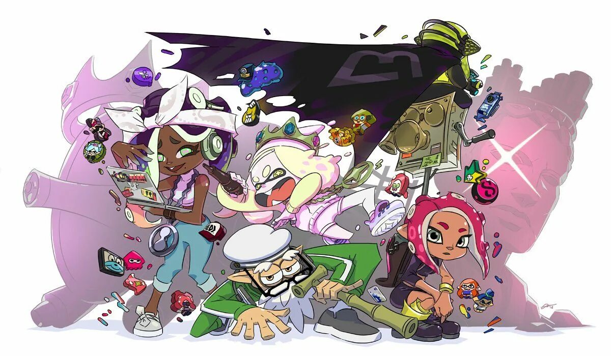 Octo the greedy astd. Splatoon 2. splatoon art. splatoon 2 octo expansion marina art. splatoon agent 8 arts.