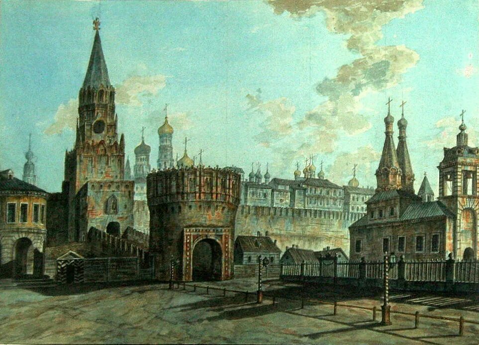 Фрагмент московского кремля