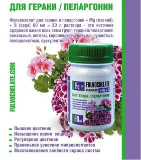 Раствор для герани