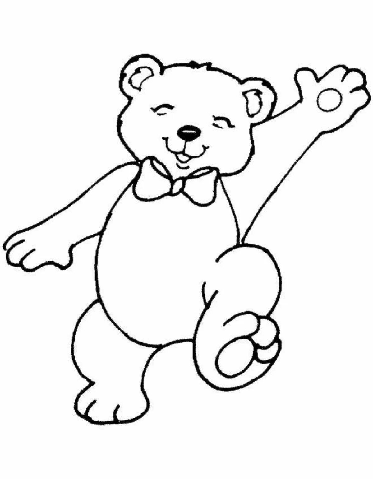 Раскраска. Медвежонок. Медведь раскраска. Медведь раскраска для детей. Раскраска "мишки". Раскраски для детей 3 года мишки