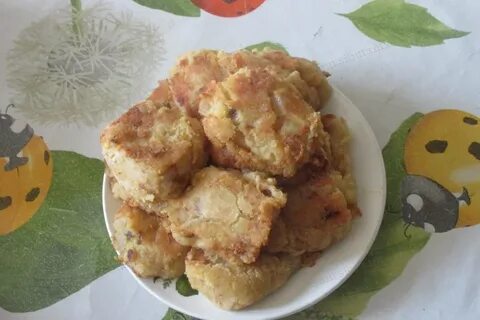 Гороховые котлеты с картошкой